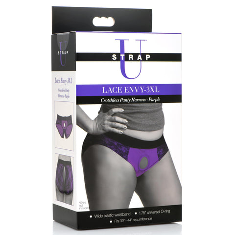 Lace Envy Crotchless Panty Harness