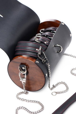 Kinky Clutch Black Bondage Set With Carrying Case