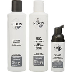 Set-3 Piece Full Kit System 2 With Cleanser Shampoo 5 Oz & Scalp Therapy Conditioner 5 Oz & Scalp Treatment 1.7 Oz