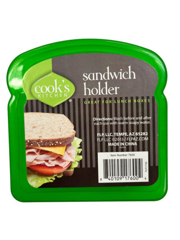 Cooks kitchen sandwich holder in assorted colors in pdq disp (Available in a pack of 20)