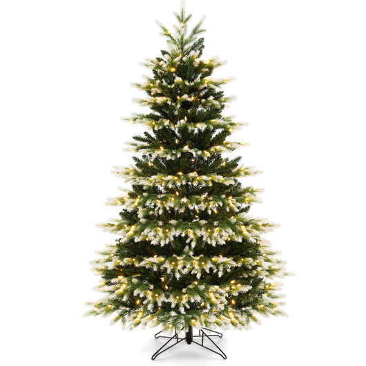 6 Feet Hinged Christmas Tree with 350 LED Lights Remote Control