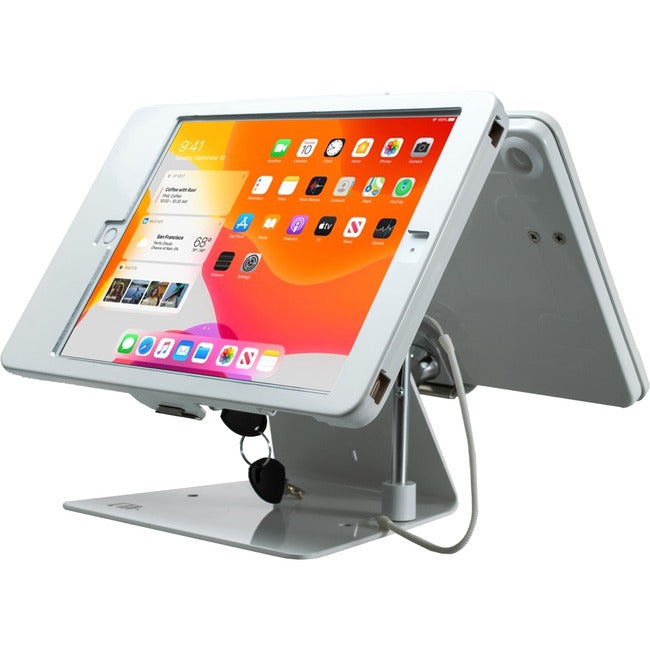 CTA Digital Counter Mount for iPad Air, iPad Pro, iPad - White