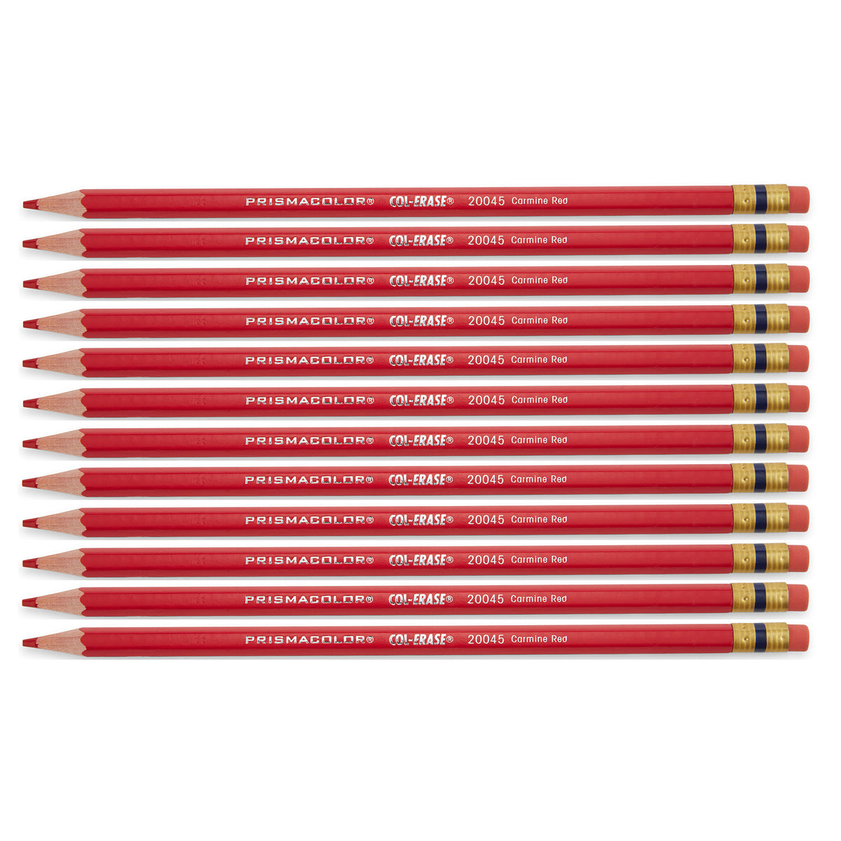 Col-Erase® Colored Pencil, Carmine Red, Box of 12