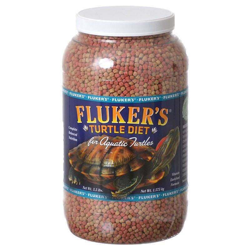 Flukers Turtle Diet For Aquatic Turtles - 3.5 Lbs