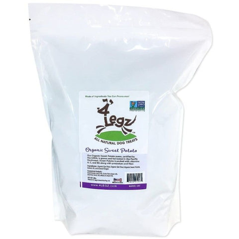 4legz Organic Sweet Potato Crunchy Dog Cookies - 4 Lbs