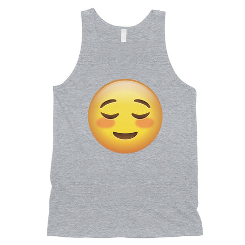 Emoji-Blush Mens Sweet Loving Perfect Halloween Costume Tank Top