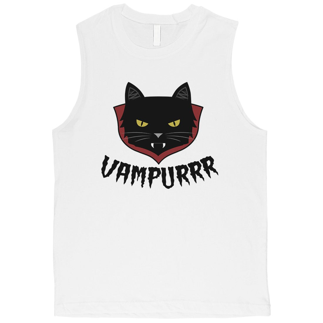 Vampurrr Funny Halloween Costume Cute Mens Muscle Shirt