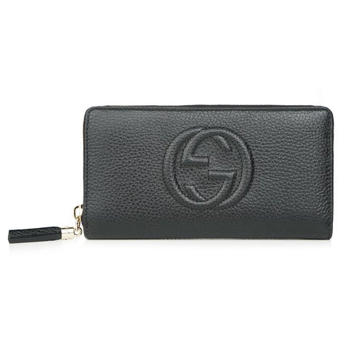 Gg Long Zippy Wallet 598187 - Black - Black