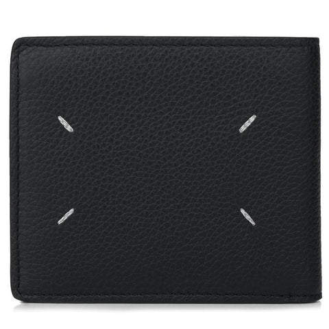 Four-stitches Bifold Wallet - Black