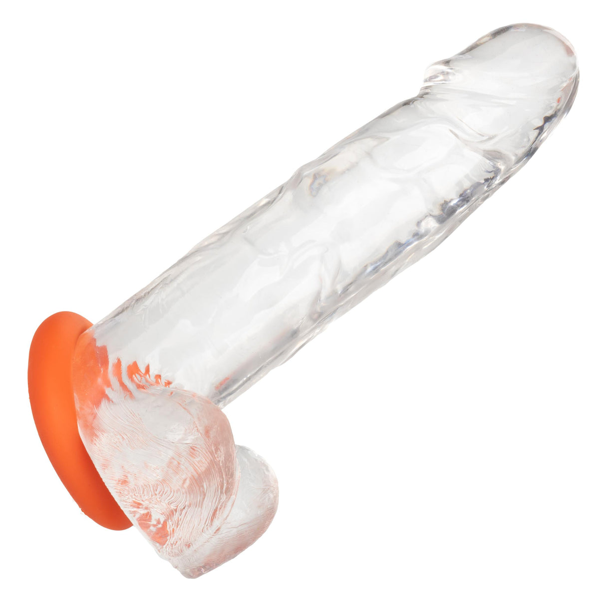 Alpha Liquid Silicone Prolong Large Ring - Orange