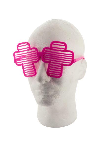 Colored Cross Party Favor Shutter Shades (Available in a pack of 12)