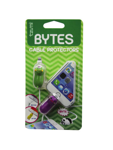 Tzumi Cord BYTES 2 Pack Monsters Cord Protectors (Available in a pack of 24)