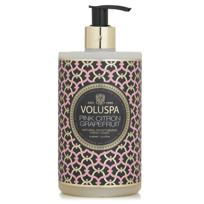 Pink Citron Grapefruit Hand Soap - Ripe Citron Grapefruit, Tart Cassis &amp; Subtle Rose - 450ml/15.2oz