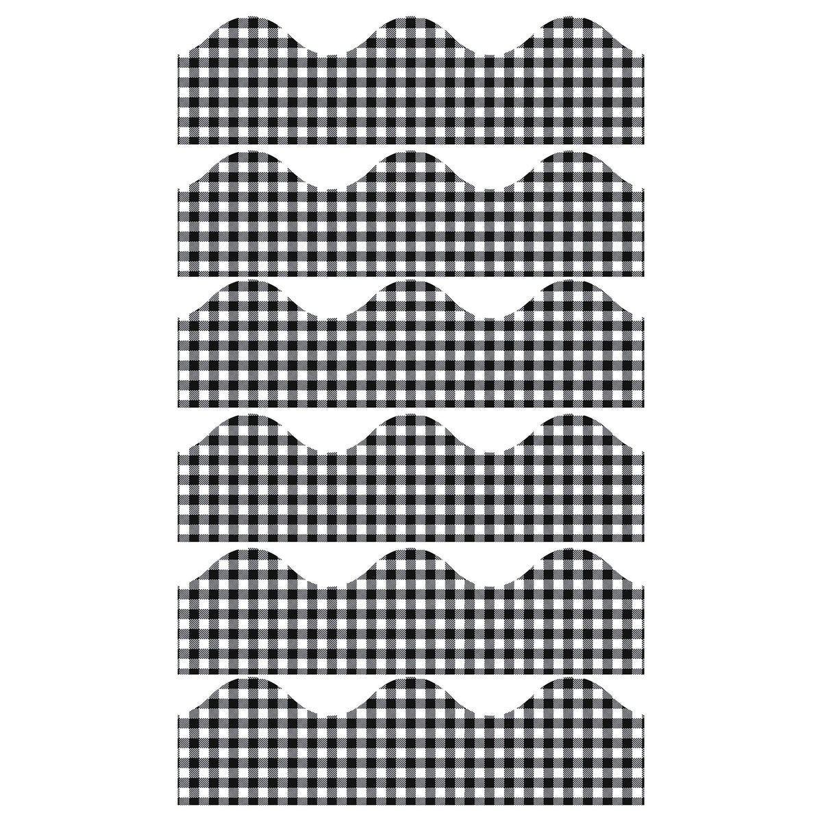 Gingham Extra Wide Deco Trim®, 37 Feet Per Pack, 6 Packs