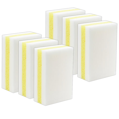 Scuff Away® Sandwich Melamine Two-Sided Sponge, Pack of 6