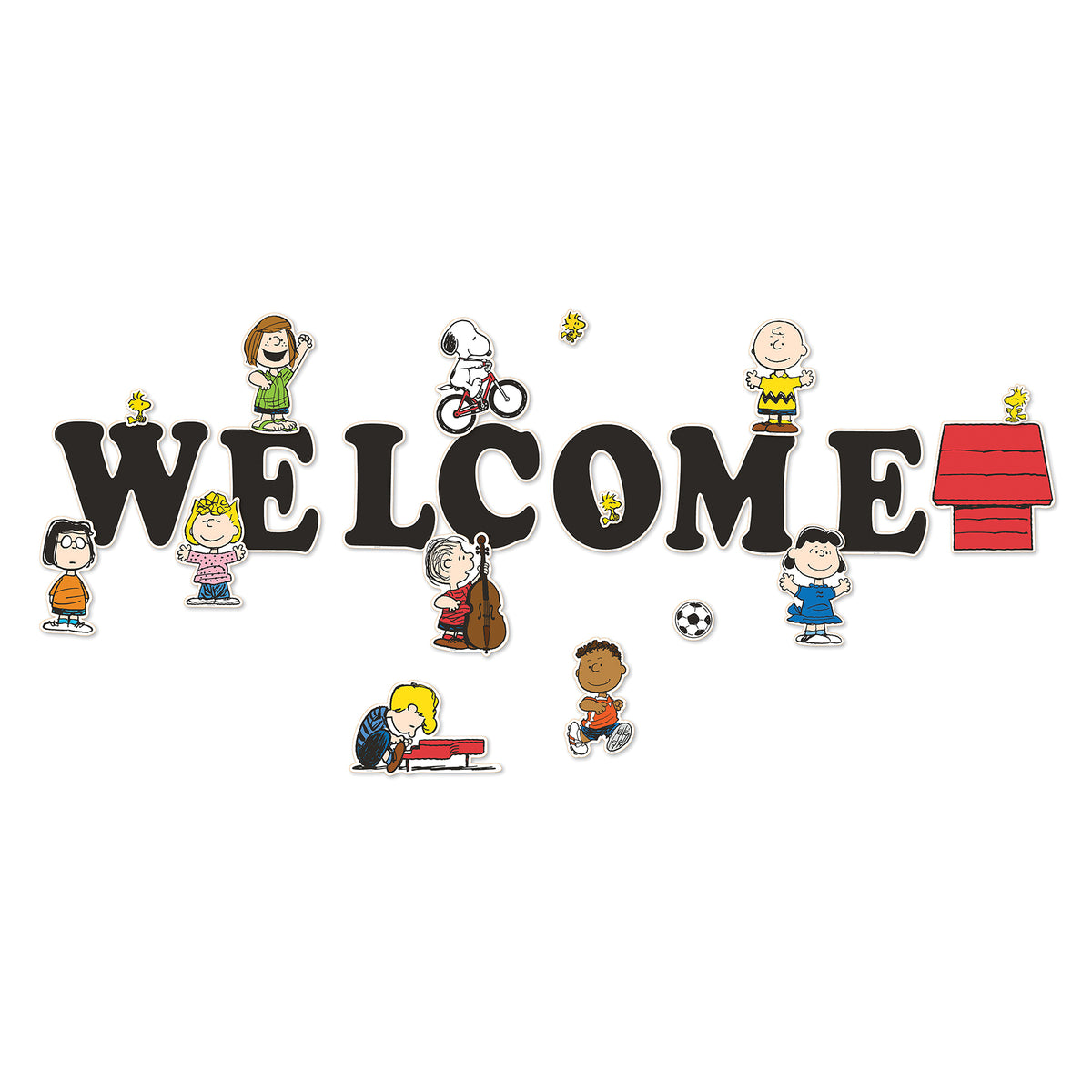 Peanuts® Giant Welcome Bulletin Board Set, 22 Pieces