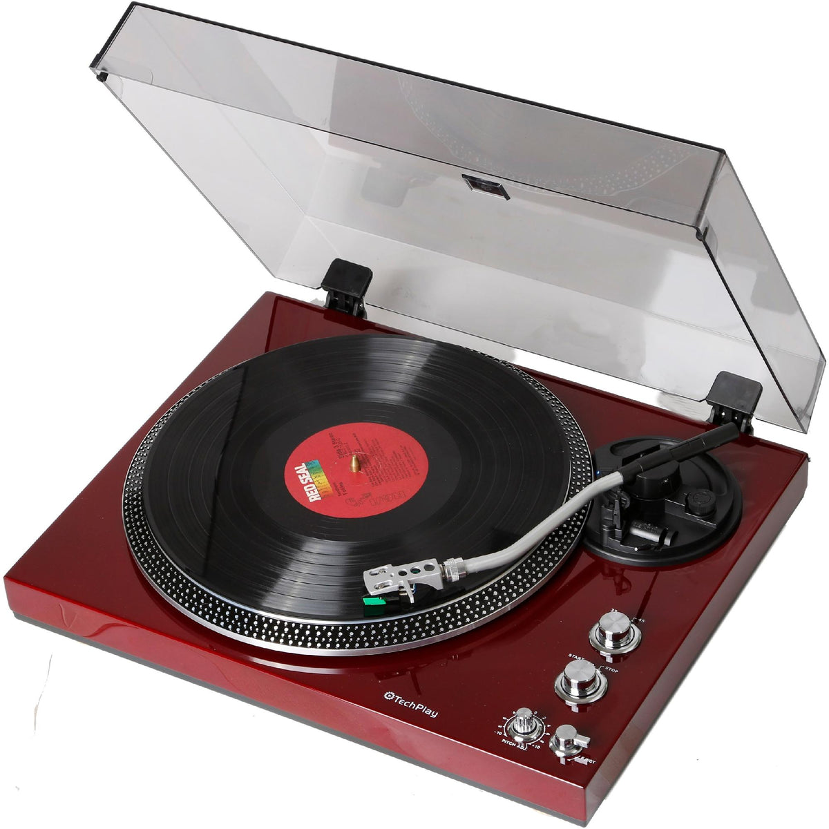 Techplay Tcp4530 Che Rb, Analog Turntable With Built-in Phono Pr - Refurbished