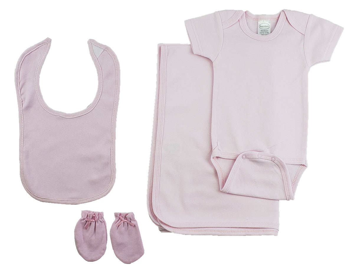 Girls 4 Piece Pink  Set