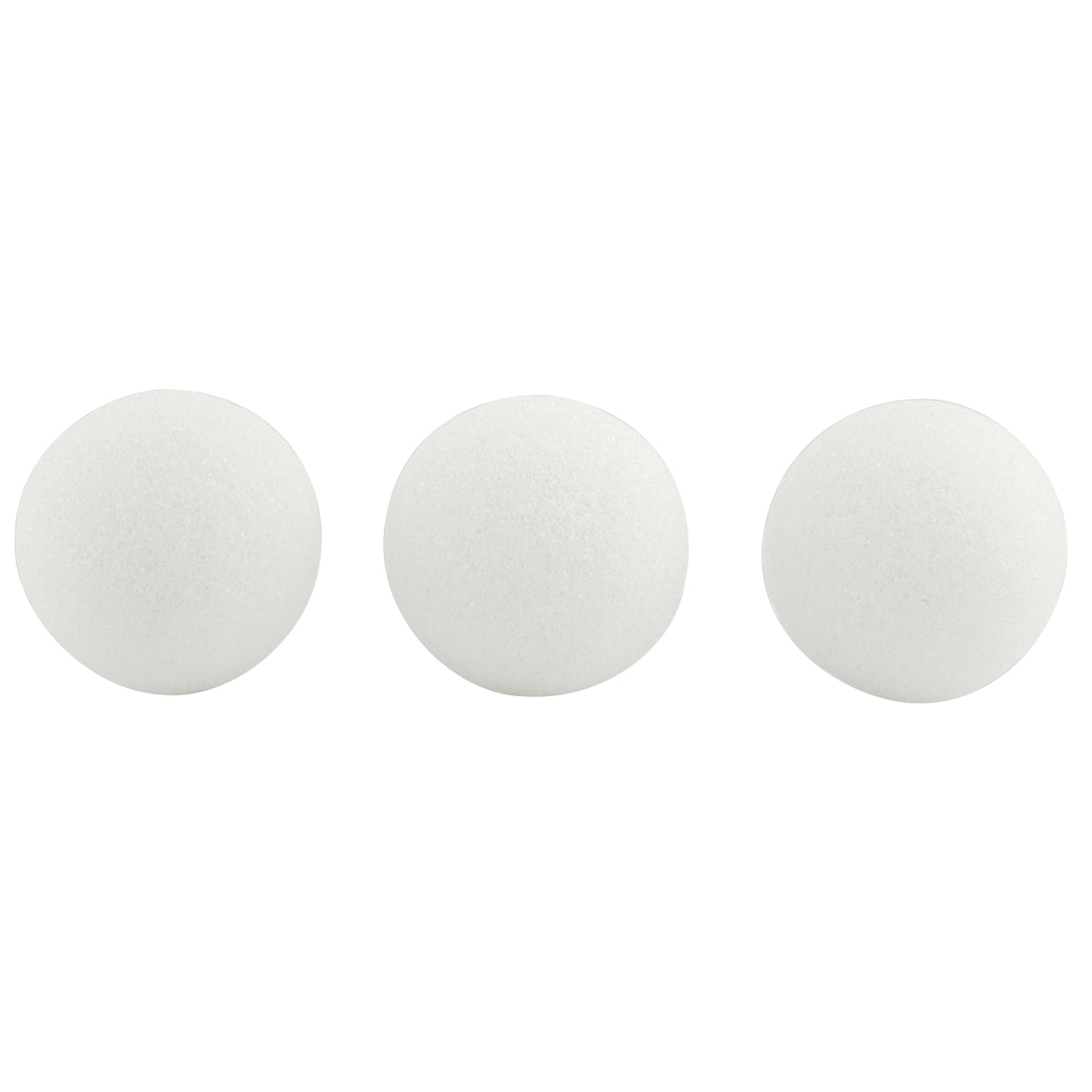 Craft Foam Balls, 3 Inch, White, Pack of 12