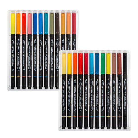 Aqua Brush Duo Art Markers, 24 Colors