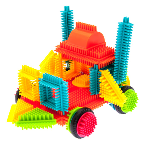 Bristle Lock Tiles Building Blocks, 120-Piece