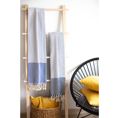 100% Turkish Cotton Handwoven Throw Blankets