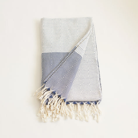 100% Turkish Cotton Handwoven Throw Blankets