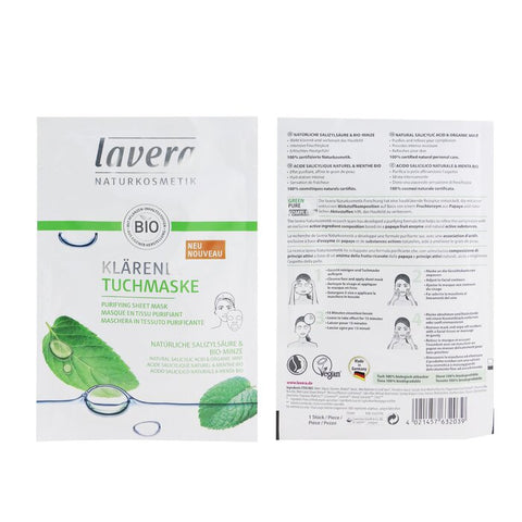 Sheet Mask - Purifying (with Natural Salicylic Acid &amp; Organic Mint) - 1sheet