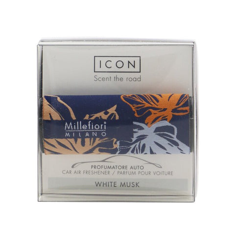 Icon Textile Floral Car Air Freshener - White Musk - 1pc