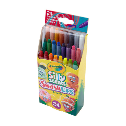 (4 Bx) 24ct Scented Mini Crayons Smash Ups