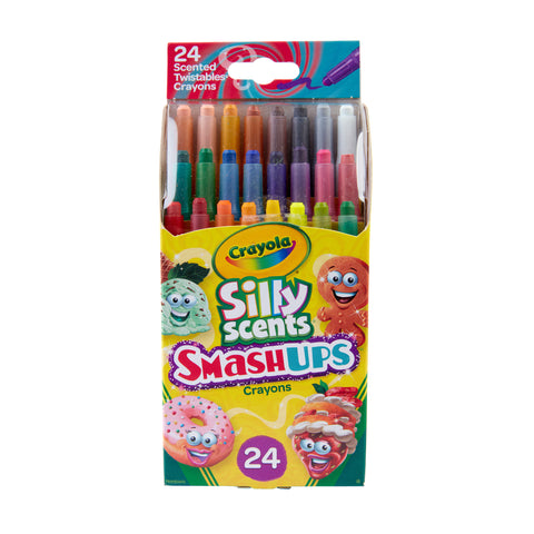 (4 Bx) 24ct Scented Mini Crayons Smash Ups