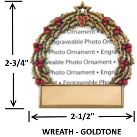 Engraved Picture Frame Ornaments