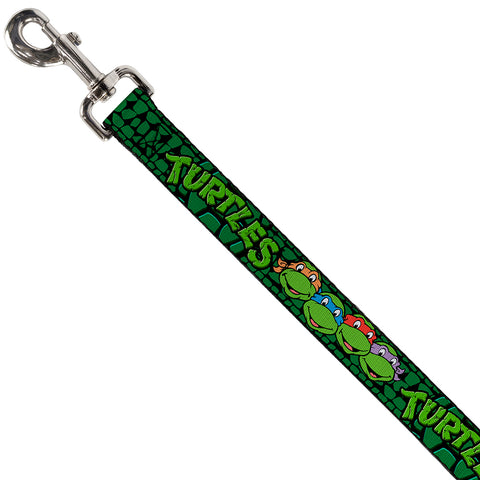 Buckle-down Classic Tmnt Group Faces Pet Leash