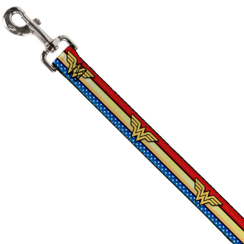 Buckle-down Wonder Woman Logo Stripe Pet Leash