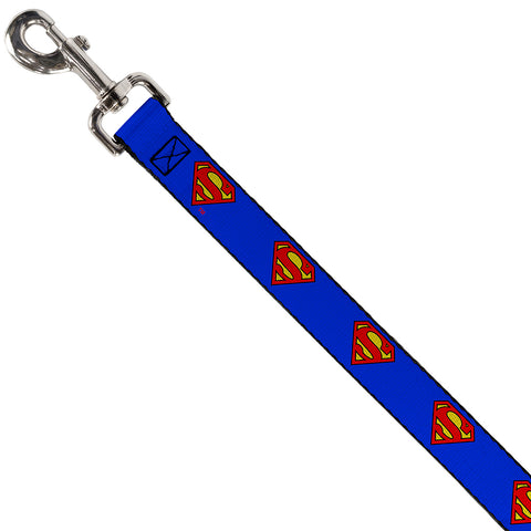 Buckle-down Superman Shield Blue Pet Leash