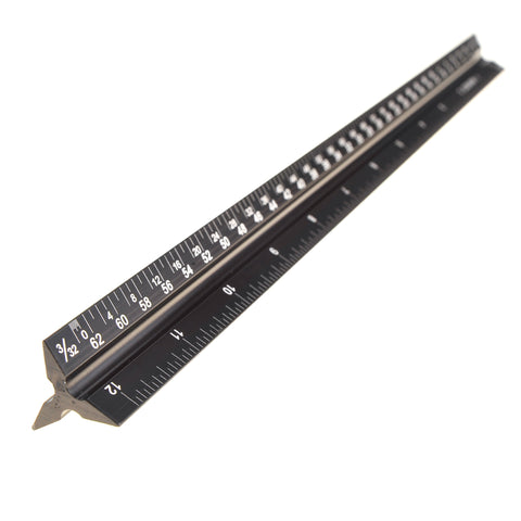 12" Aluminum Architect Scale Ruler