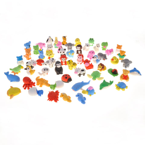 Puzzle Animal Erasers | 60 Pieces