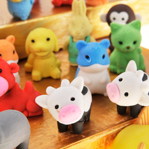 Puzzle Animal Erasers | 60 Pieces