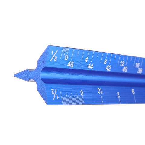 12" Aluminum Architect Scale Ruler