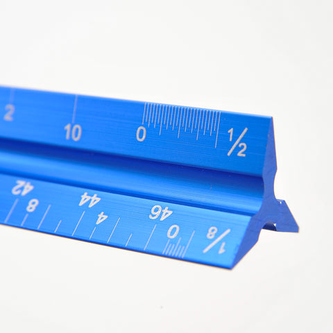 12" Aluminum Architect Scale Ruler