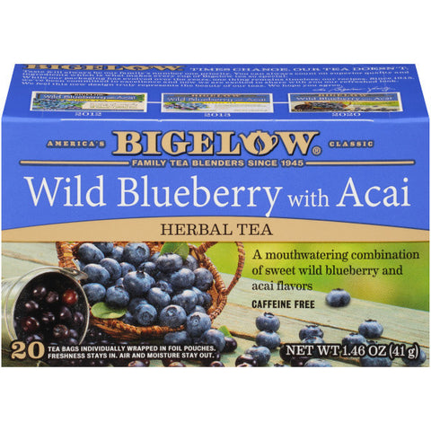 Bigelow BluBerry Acai Tea (6x20BAG )