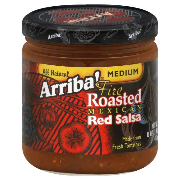 Arriba! Fire Roasted Mexican Red SalsaMedium (6x16Oz)