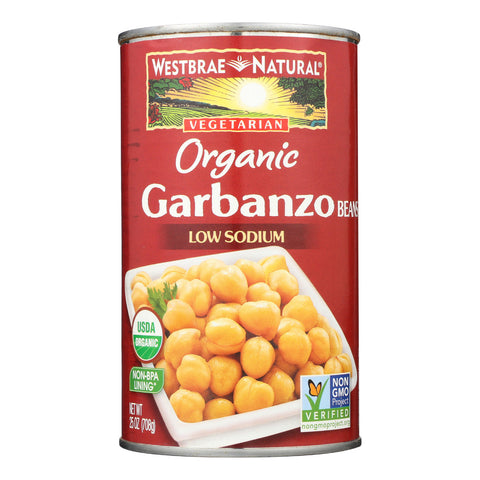 Westbrae Foods Garbanzo Beans (12x25 Oz)