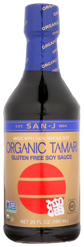 San-J Tamari Whole Soybean Wheat Free (12x20 Oz)