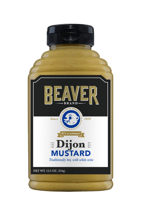 Beaver Dijon Mustard With White Wine (6x12.5Oz)