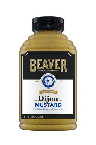 Beaver Dijon Mustard With White Wine (6x12.5Oz)