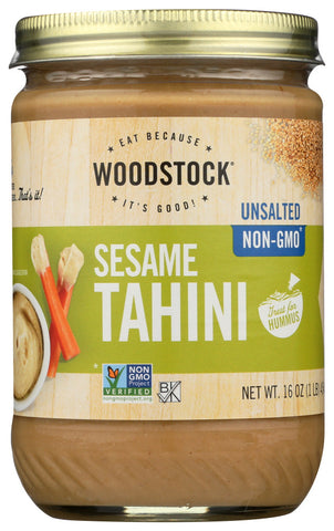 Woodstock Sesme Tahini,Unsltd (12x16OZ )