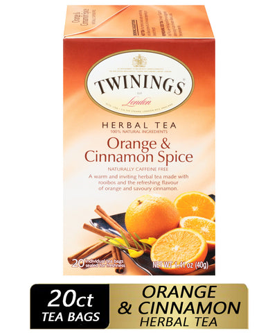 Twinings Orange & Cinnamon Spice Tea (6x20 Bag)