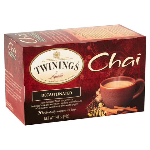 Twinings Chai Decaffeinated (6x20 CT)