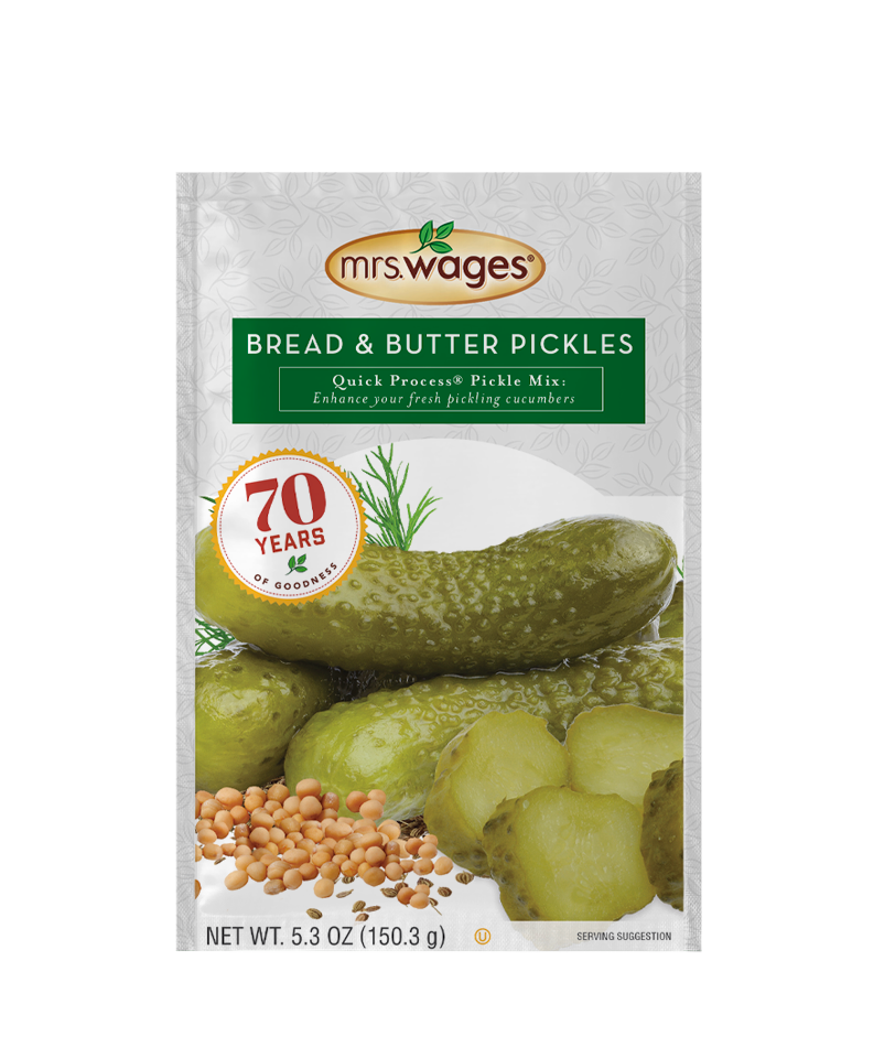 Mrs. Wages Bread & Butter Pickles Mix (12x5.3 OZ)